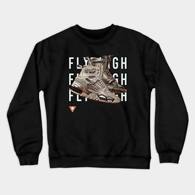 Sneakerhead Sneakers Sneaker Addict urbanwear Fly High Crewneck Sweatshirt by Tip Top Tee's